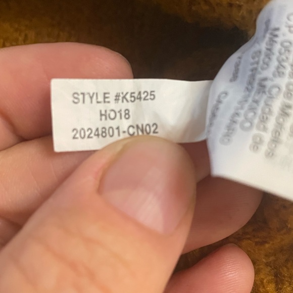 Madewell Belmont Mockneck Sweater in Orange XS (‼️fits closer to a medium) - Picture 4 of 11